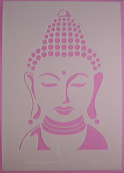 Stencil Boeddha A4
