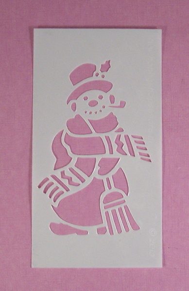 Stencil Sneeuwpop