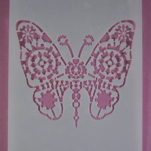 Stencil Steampunk Butterfly