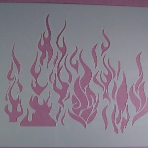 Stencil Flames