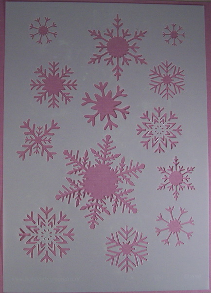 Stencil Snowflakes
