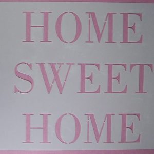 Stencil Home Sweet Home