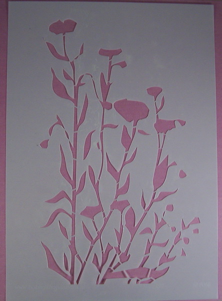 Stencil Wildflowers stijl 7