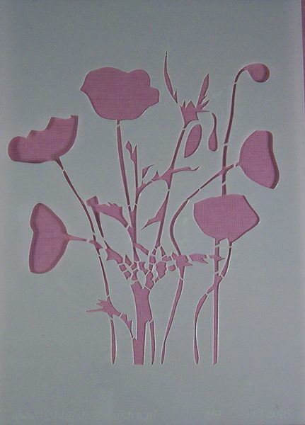 Stencil Wildflowers stijl 6