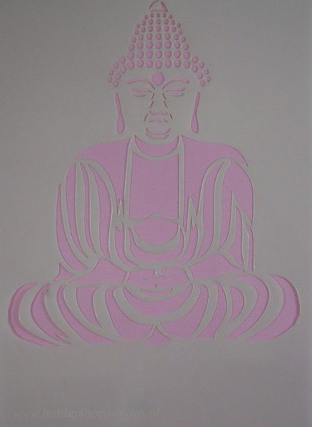 Stencil Boeddha stijl 2