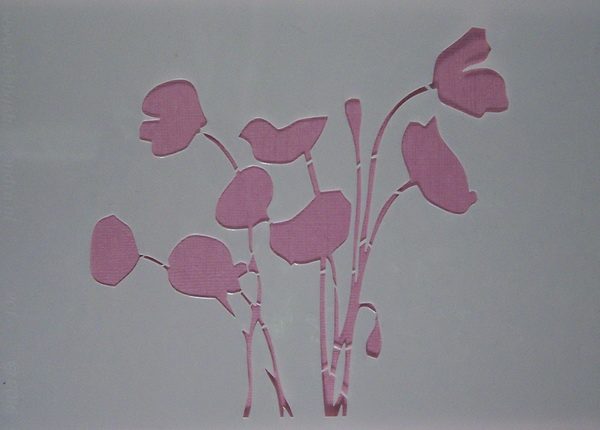 Stencil Wildflowers stijl 8