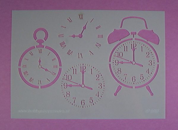 stencil Clocks