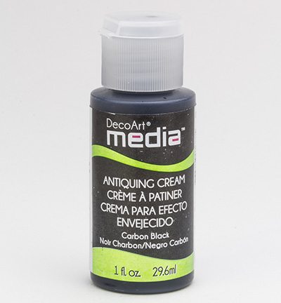 Mixed Media Antiquing Cream Carbon Black