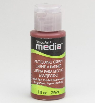Mixed Media Antiquing Cream Red Oxide