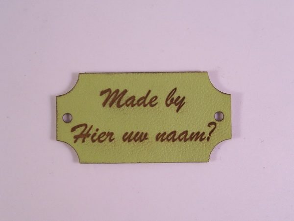 Labels Made by Groen stijl 2