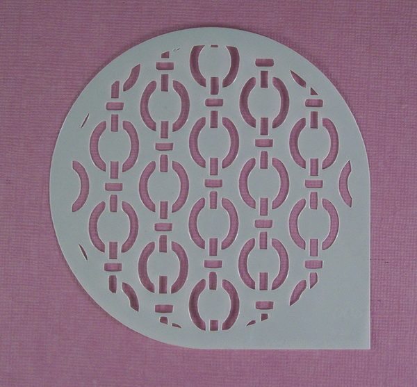 Ronde Stencil Abstract 4 inch
