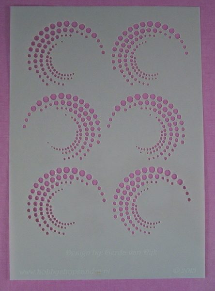 Stencil Barok Dots