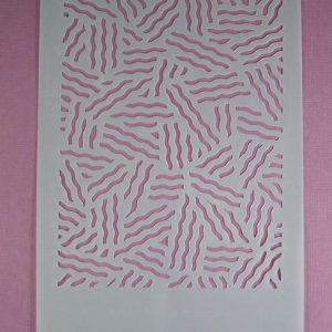 Stencil Crazy Stripes