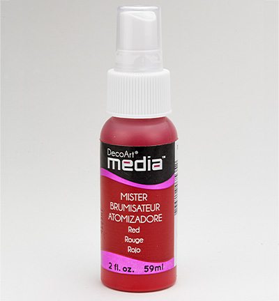 Mixed Media Acrylics Spray Mister Red