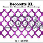 Crealies Decorette XL no. 10 gevlochten draadwerk 48x138 mm