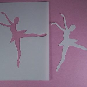 Mask Stencil Ballerina