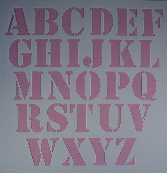 Stencil Alfabet Stijl 2 (xx-Large)