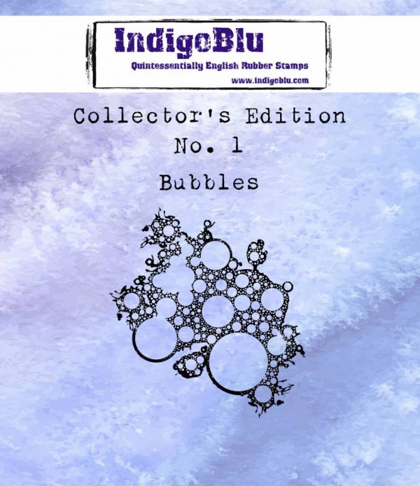 IndigoBlu Collectors Edition 1 Rubber Stamp - Bubbles