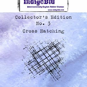 IndigoBlu Collectors Edition 3 Rubber Stamp - Cross Hatching