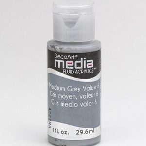 Mixed Media AcrylicsMedium Grey Value 6