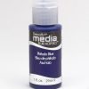 Mixed Media Acrylics Phthalo Blue
