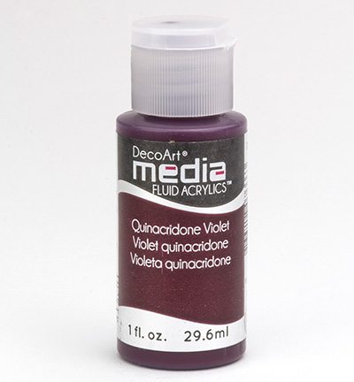 Mixed Media Acrylics Quinacridone Violet
