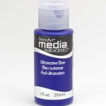 Mixed Media Acrylics Ultramarine Blue