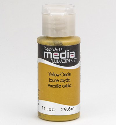 Mixed Media Acrylics Yellow Oxide