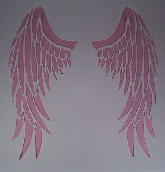Stencil Angelwings Stijl 1 (xx-Large)