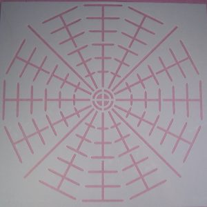 Stencil Mandala Abstract stijl 6 (xx-Large)