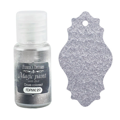 DRY PAINT MAGIC PAINT WITH EFFECT DOVE-COLORED 15ML