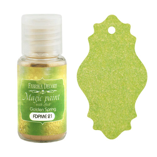 DRY PAINT MAGIC PAINT WITH EFFECT GOLDEN SPRING 15ML
