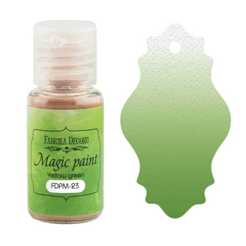 DRY PAINT MAGIC PAINT YELLOW GREEN 15ML