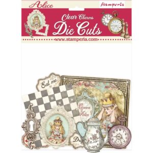STAMPERIA - ALICE CHARMS - CLEAR DIE CUTS