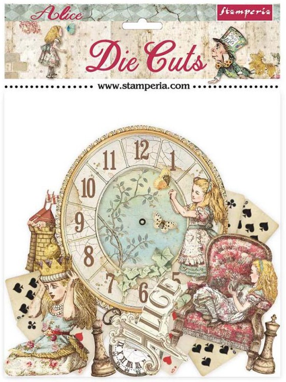 Die cuts assorted - Alice through the looking glass