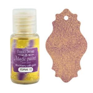 DRY PAINT MAGIC PAINT WITH EFFECT BLACKBERRY WITH GOLD 15ML