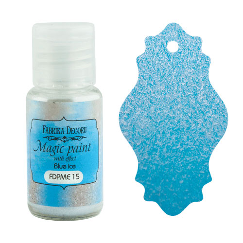 DRY PAINT MAGIC PAINT WITH EFFECT BLUE ICE 15ML