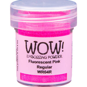 WOW Embossing Powder Fluorescent Pink WR04R