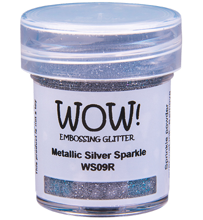 WOW Embossing Powder Metallic Silver Sparkle WS09R