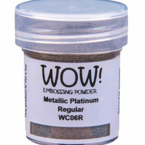 WOW Embossing Powder Metallic Platinum WC06R Regular