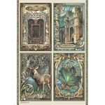 A4 Rice Paper Magic Forest Packed Cards (DFSA4751)