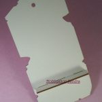 Chipboard distress tag XL met plankje
