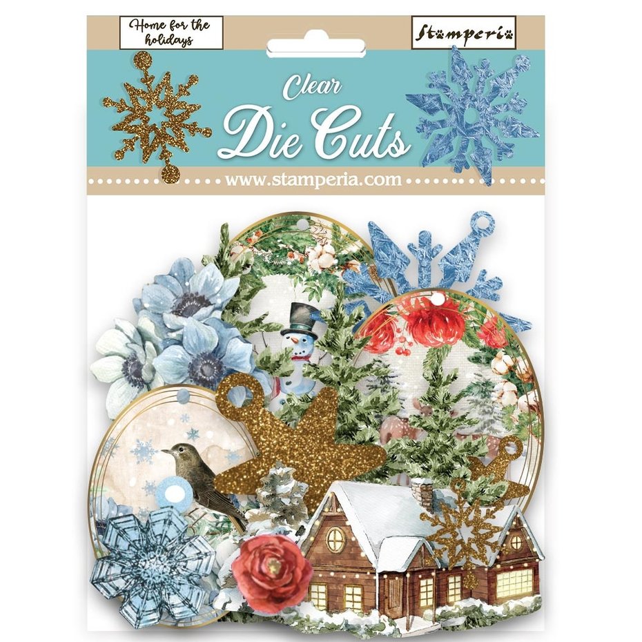 Romantic Home for the Holidays Clear Die Cuts (43pcs) (DFLDCP30)