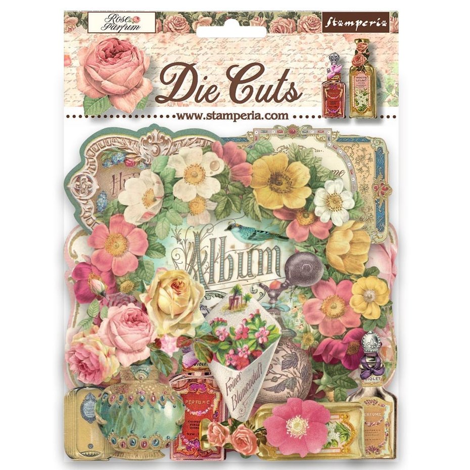Rose Parfum Die Cuts (DFLDC70)