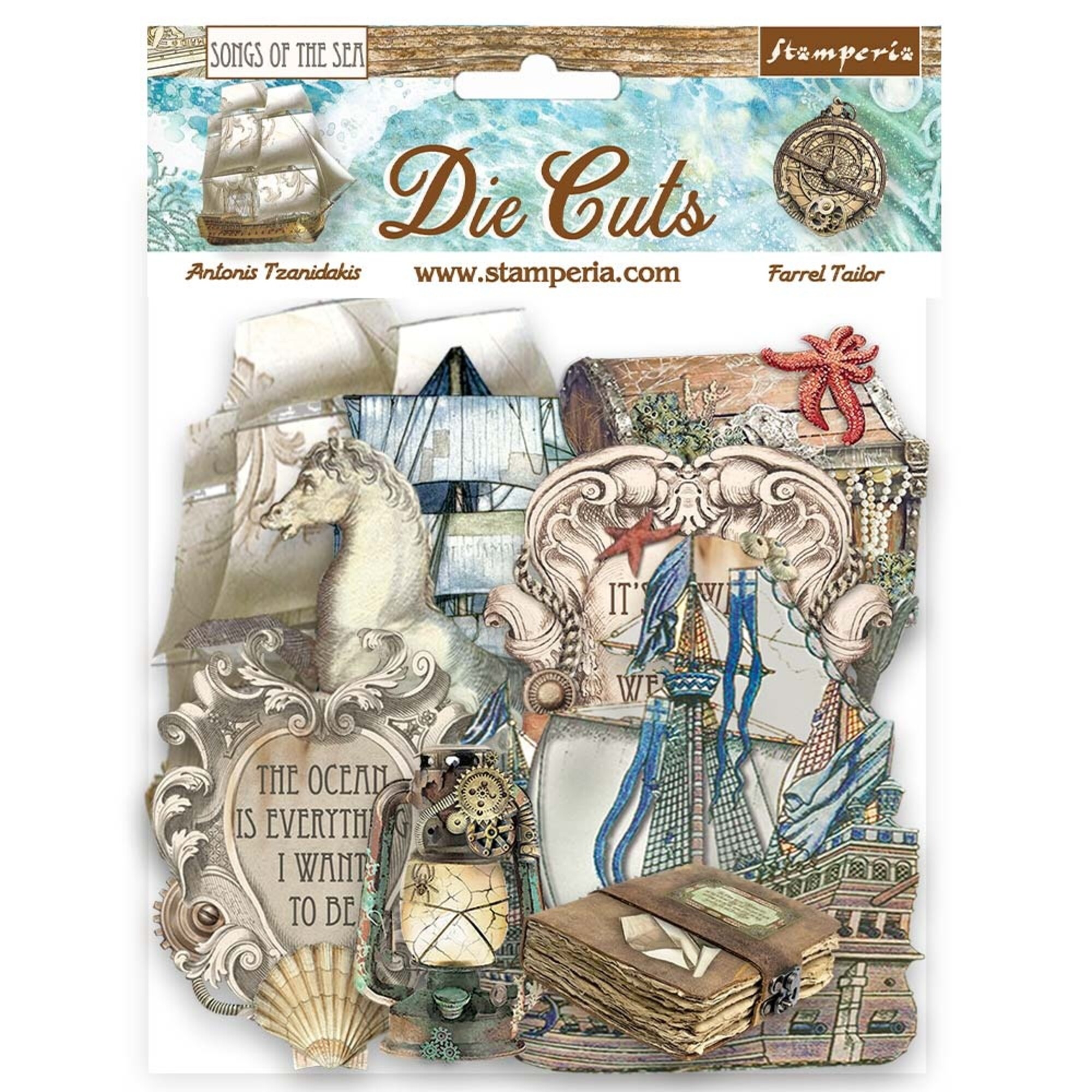 Songs of the Sea Die Cuts Ship and Treasures (42pcs) (DFLDC85)