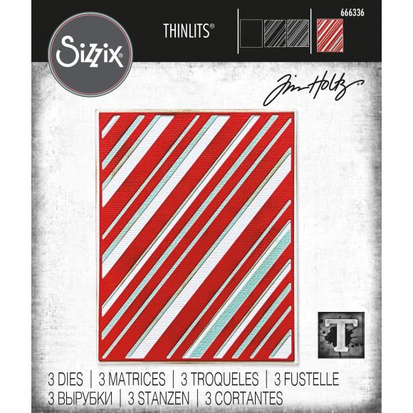 Sizzix Thinlits Dies By Tim Holtz Layered Stripes