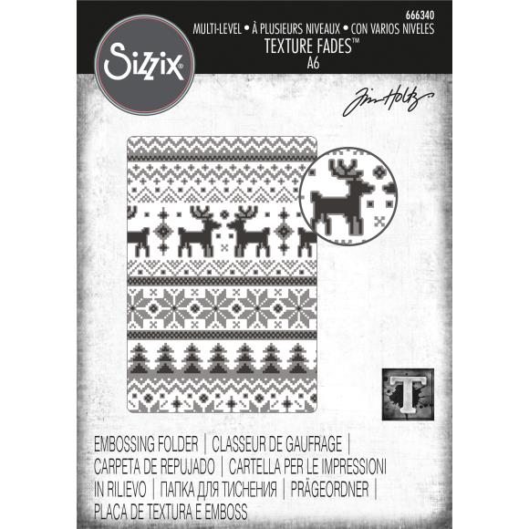 Sizzix Thinlits Dies By Tim Holtz Multi-Level Holiday Knit