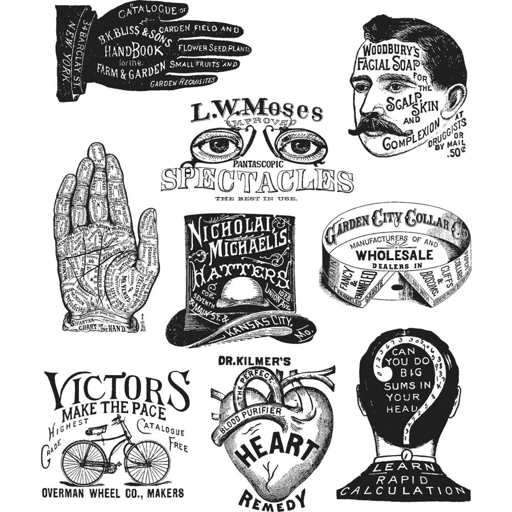 TH STAMP SET: Eclectic Adverts