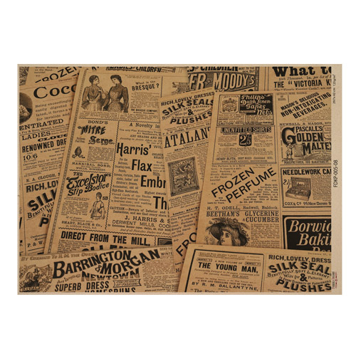 KRAFT PAPER SHEET NEWSPAPER ADVERTISEMENT #08
